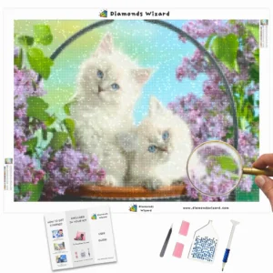 Diamonds-Wizard-Diamond-Painting-Kits-Animals-Cat-White-Furry-Friends-in-Bloom-Canva-Webp