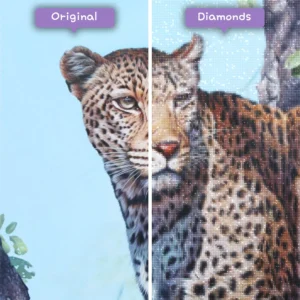 diamenty-czarodziej-zestawy-do-diamentowego-malowania-zwierzęta-lampart-lampart-w-drzewie-przed-po-webp