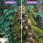 diamonds-wizard-diamond-painting-kits-animals-owl-family-owls-on-mossy-log-before-after-webp