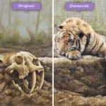 diamanter-trollkarl-diamant-målningssatser-djur-tiger-tiger-i-skogen-före-efter-webp