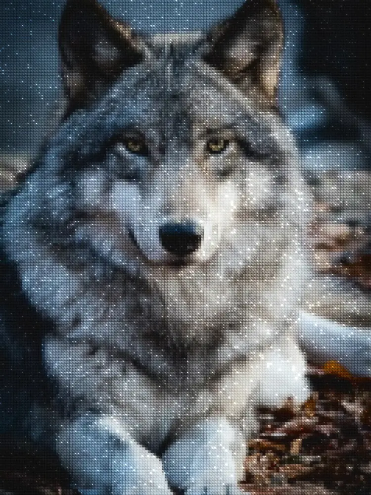 kits-de-pintura-de-diamantes-del-mago-de-diamantes-Animales-Lobo-Majestic-Watch:-The-Stalwart-Wolf-diamonds.webp