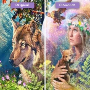 diamonds-wizard-diamond-painting-kits-animals-wolf-miss-forest-before-after-webp