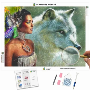 diamanten-wizard-diamant-schilderij-kits-dieren-wolf-inheemse-amerikaanse-wolf-koningin-canva-webp