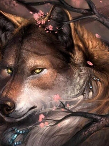 diamanten-wizard-diamond-painting-kits-Animals-Wolf-The Wolf of Spring-original.jpeg