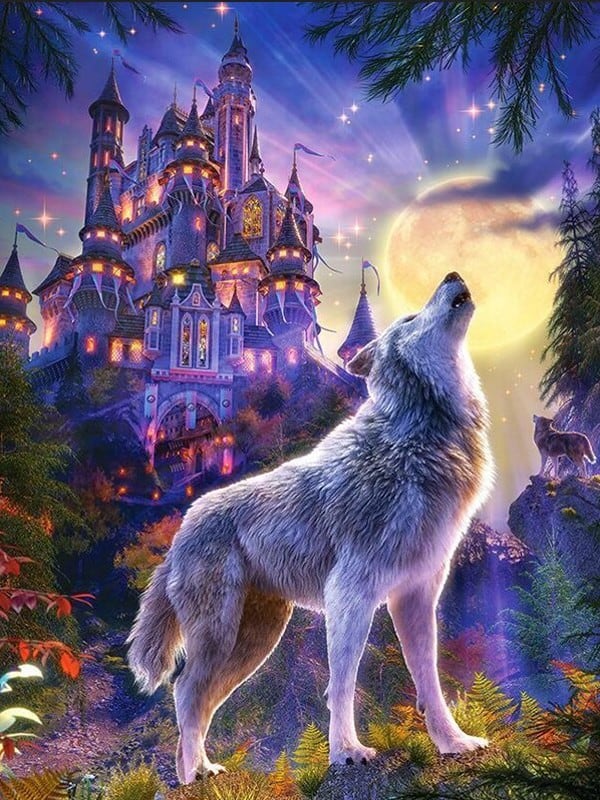 diamanti-mago-kit-pittura-diamante-Animali-Lupo-Il castello del lupo-originale.jpeg