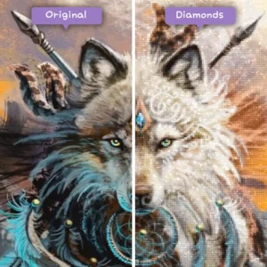 diamants-assistant-diamond-painting-kits-animaux-loup-loup-blanc-dreamcatcher-avant-après-webp