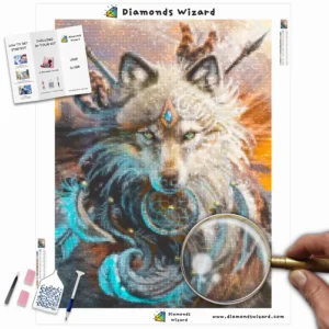 diamants-wizard-diamond-painting-kits-animaux-loup-loup-blanc-dreamcatcher-canva-webp