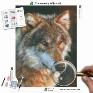 diamanti-mago-kit-pittura-diamante-animali-wolf-wise-guardian-the-majestic-brown-wolf-canva-webp