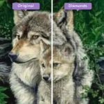 diamonds-wizard-diamond-painting-kits-animals-wolf-wolf-and-cub-sitting-in-a-forest-before-after-webp