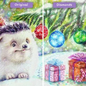diamanter-troldmand-diamant-maleri-sæt-begivenheder-julen-bedårende-jule-pindsvin-før-efter-webp