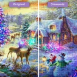 Diamonds-Wizard-Diamond-Painting-Kits-Events-Christmas-Forest-Winter-Magic-Before-After-Webp