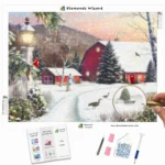 Diamonds-Wizard-Diamond-Painting-Kits-Events-Christmas-Red-Barn-in-the-Snow-Canva-Webp