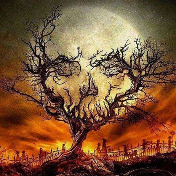 diamanti-mago-kit-pittura-diamante-Eventi-Halloween-Spooky Skull Tree-original.jpeg