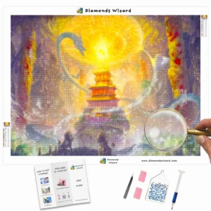 Diamonds-Wizard-Diamond-Painting-Kits-Fantasy-Temple-Enchanted-Temple-Canva-Webp
