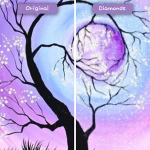 diamanter-trollkarl-diamant-målningssatser-fantasy-träd-månbelyst-träd-före-efter-webp