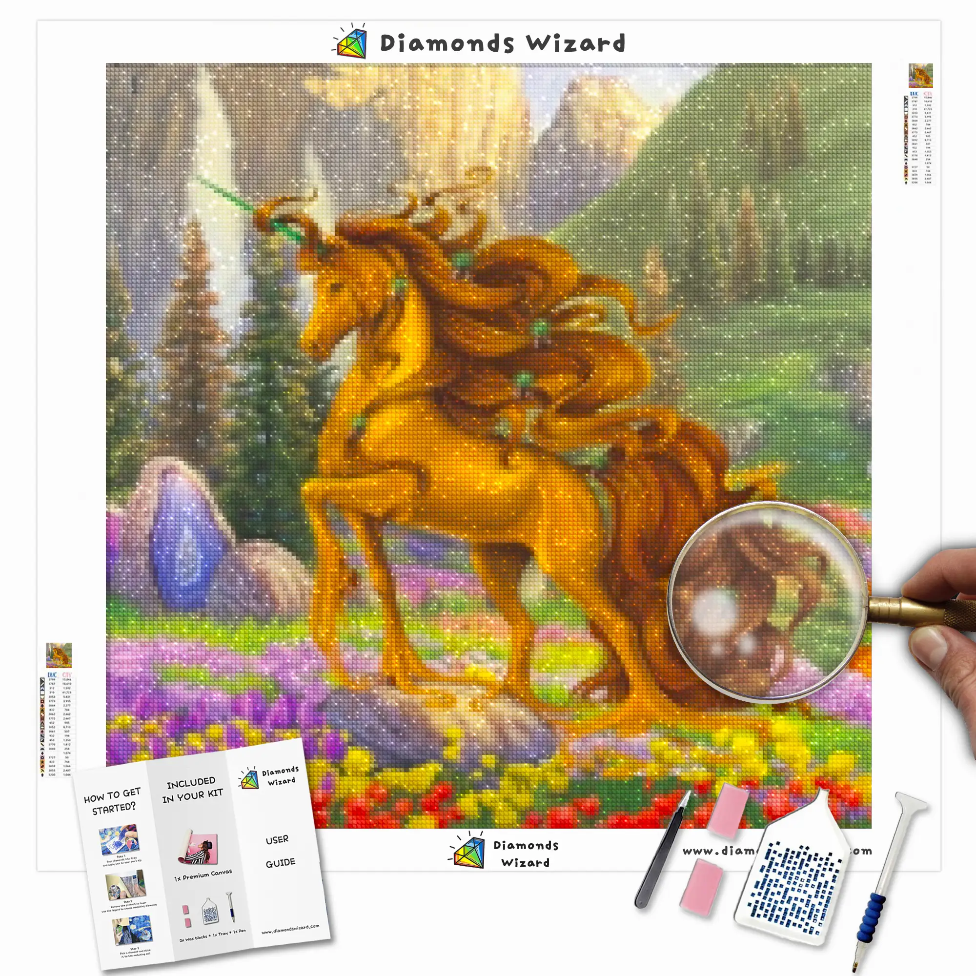 Bolígrafo multicolor 10 colores Fantasy Unicornio