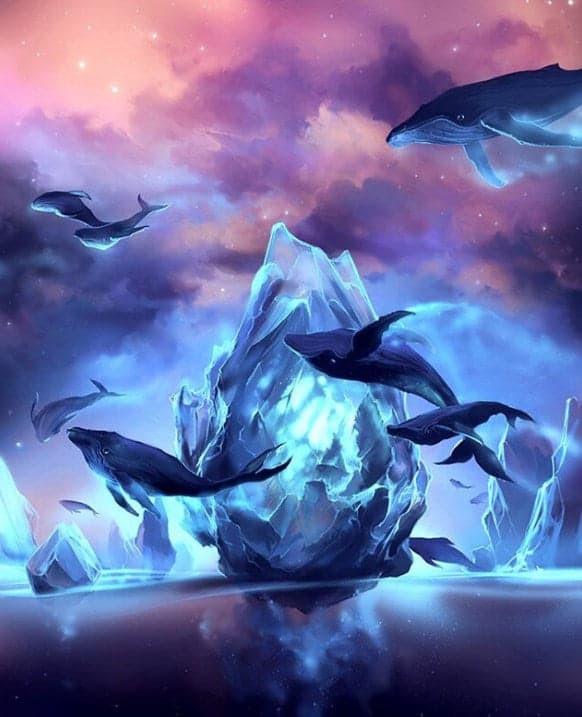 diamenty-czarodziej-zestawy do malowania diamentów-Fantasy-Whale-Frozen Oceanscape-original.jpeg