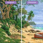 Diamonds-Wizard-Diamond-Painting-Kits-Landscape-Beach-The-Last-Voyage-Vorher-Nachher-Webp