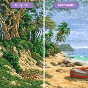Diamonds-Wizard-Diamond-Painting-Kits-Landscape-Beach-The-Last-Voyage-Vorher-Nachher-Webp