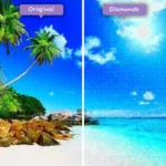 Diamonds-Wizard-Diamond-Painting-Kits-Landscape-Beach-Tropical-Paradise-Beach-Vorher-Nachher-jpg