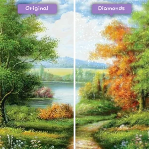 asistente-de-diamantes-kits-de-pintura-de-diamantes-paisaje-bosque-camino-otoño-antes-después-webp