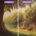 diamonds-wizard-diamond-painting-kits-landscape-forest-rustic-cottage-before-after-webp