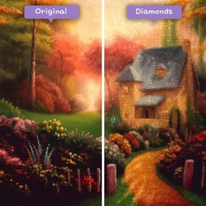 diamonds-wizard-diamond-painting-kits-landscape-forest-the-picturesque-cottage-before-after-webp