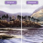 diamonds-wizard-diamond-painting-kits-landscape-mountain-stag-on-the-shore-before-after-webp