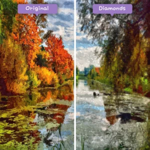 diamonds-wizard-diamond-painting-kits-landscape-river-autumn-reflections-before-after-webp