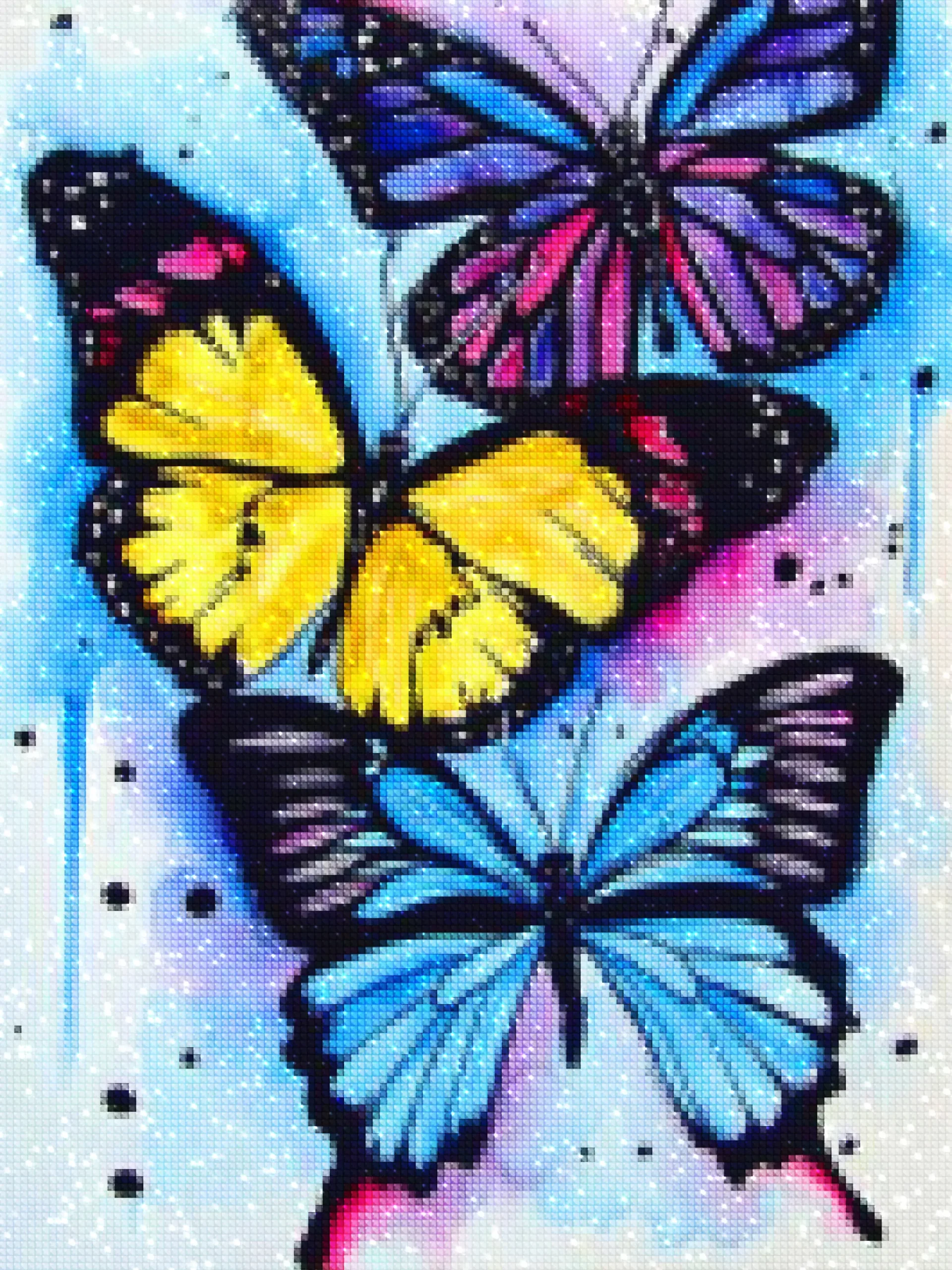 diamenty-wizard-diament-painting-kits-Nature-Butterfly-Kolorowe Motyle Malarstwo-diamonds.webp