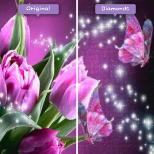 diamantes-mago-kits-de-pintura-de-diamantes-naturaleza-mariposa-rosa-mariposas-y-tulipanes-antes-después-webp
