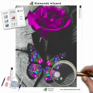 Diamonds-Wizard-Diamond-Painting-Kits-Nature-Butterfly-Lila-Butterfly-and-Rose-Canva-Webp