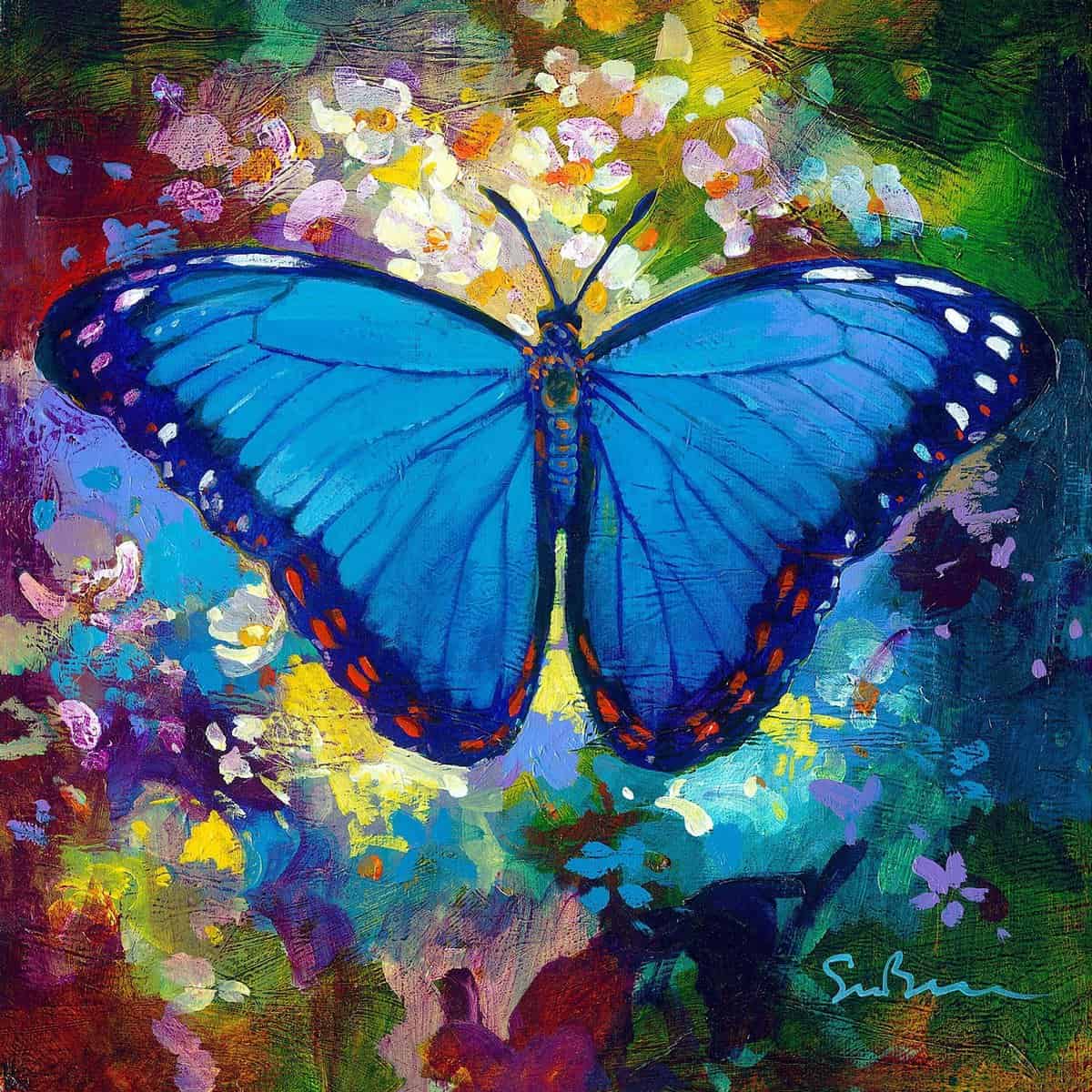 Diamonds-Wizard-Diamond-Painting-Kits-Nature-Butterfly-The Blue Butterfly Painting-original.jpeg