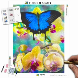 Diamonds-Wizard-Diamant-Malerei-Kits-Natur-Schmetterling-der-blaue-Schmetterling-auf-der-Orchidee-Canva-Webp