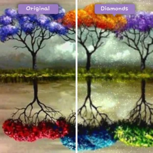 Diamonds-Wizard-Diamond-Painting-Kits-Nature-Tree-Reflective-Trees-Vorher-Nachher-Webp