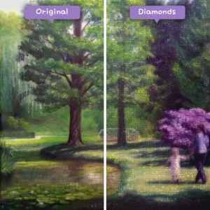Diamonds-Wizard-Diamond-Painting-Kits-Nature-Tree-The-Purple-Tree-Vorher-Nachher-Webp