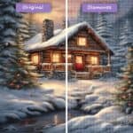 Diamonds-Wizard-Diamond-Painting-Kits-Events-Christmas-Cozy-Cabin-Retreat-Before-After-JPG