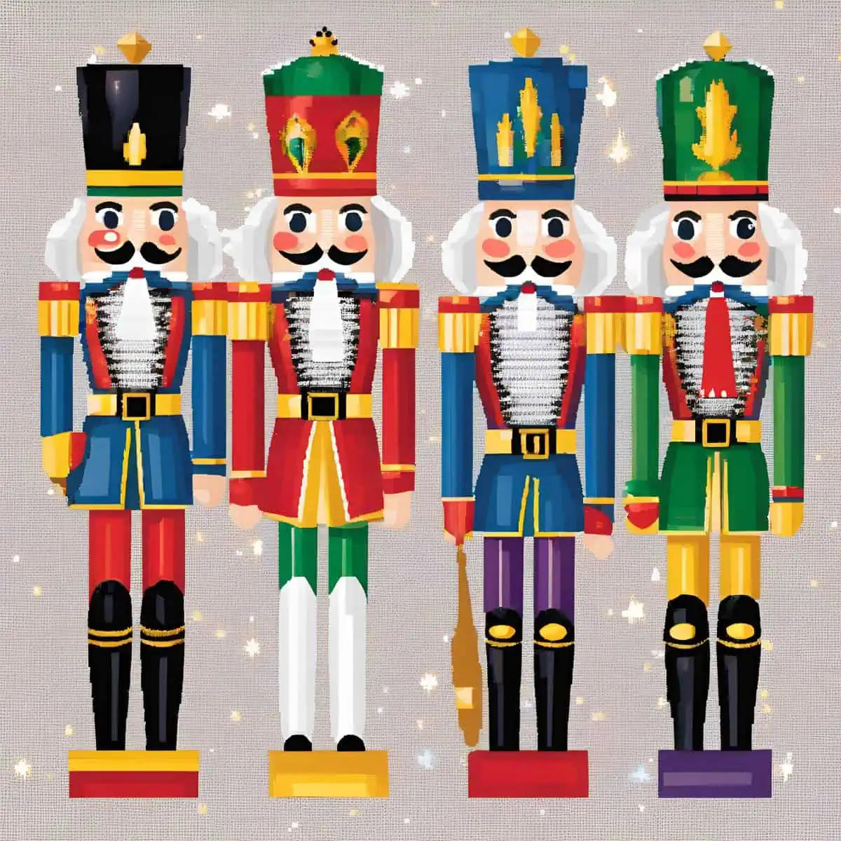 Diamond Painting Festive Nutcrackers Diamonds Wizard The Best