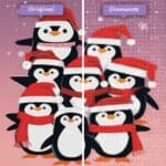 Diamonds-Wizard-Diamond-Painting-Kits-Events-Christmas-Penguins-celebrating-Christmas-before-after-jpg