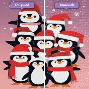diamanten-wizard-diamant-schilderij-kits-evenementen-kerst-pinguïns-vieren-kerst-voor-na-jpg