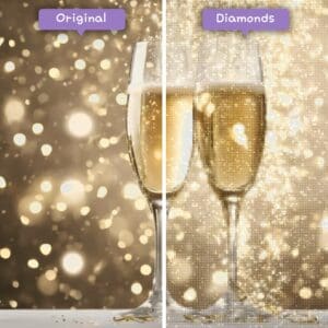Diamonds-Wizard-Diamond-Painting-Kits-Events-New-Year-Sparkling-Champagne-Toast-Before-After-JPG