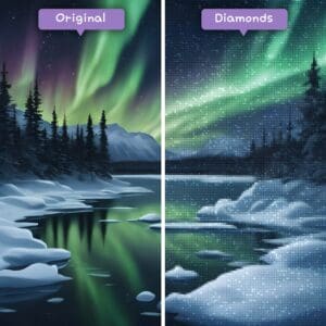 Diamonds-Wizard-Diamond-Painting-Kits-Landscape-Northern-Lights-nocturnal-nebula-before-after-jpg