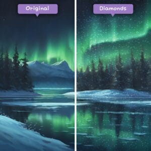 Diamonds-Wizard-Diamond-Painting-Kits-Landscape-Northern-Lights-Twilight-Spectrum-Before-After-JPG