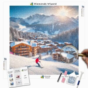 diamenty-czarodziej-zestawy-diamentowe-malowanie-krajobraz-śnieg-alpejski-ośrodek narciarski-canva-jpg