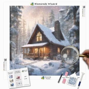 diamanti-wizard-kit-pittura-diamante-paesaggio-neve-tranquillo-cabina-in-legno-canva-jpg