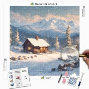 diamanter-trollkarl-diamant-målningssatser-landskap-snö-vinter-retreat-canva-jpg