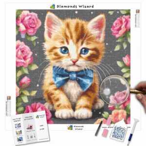 Diamonds-Wizard-Diamond-Painting-Kits-Animals-Cat-Kitten-with-a-Bowtie-Canva-jpg