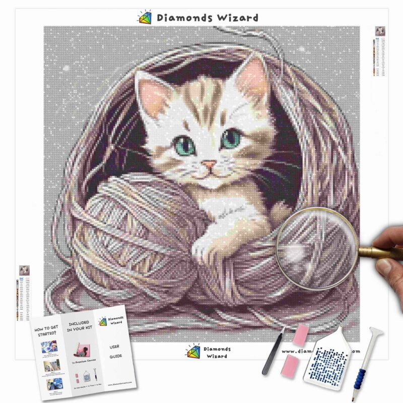 Diamondswizarddiamondpaintingkitsanimalscatkittensyarnadventurecanvajpg