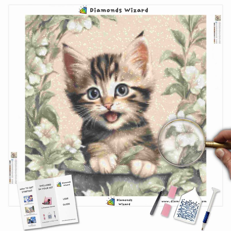 Diamantswizarddiamondpaintingkitsanimauxchatpeekabookittycanvajpg