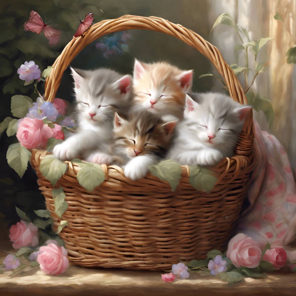 diamants-wizard-diamond-painting-kits-Animaux-Chat-Dormir-Chatons-dans-un-Panier-original.jpg